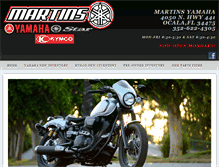 Tablet Screenshot of martinsyamaha.com